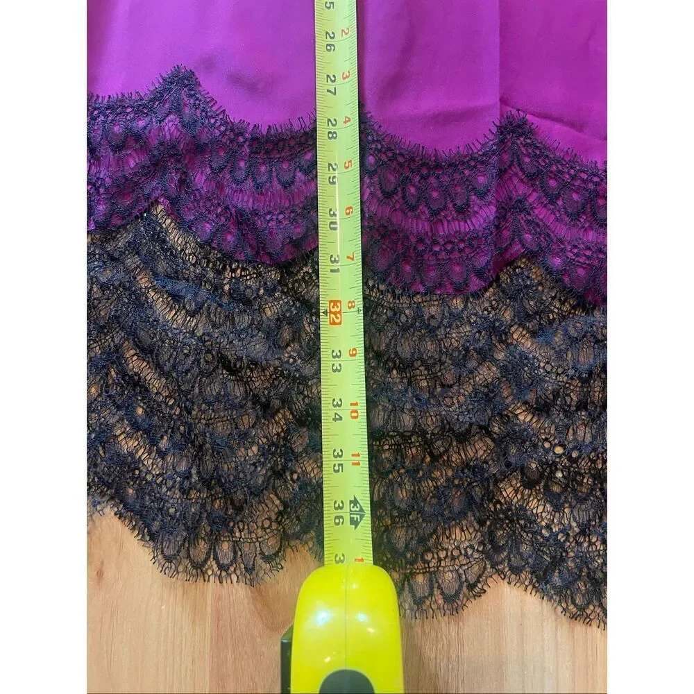 Kiki De Montparnasse Purple Lace Slip Dress Women’s Reg Size 2 Retails $495